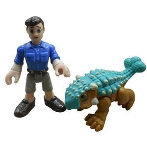Imaginext Camp Cretaceous Anklyosaurus 'Bumpy' & Ben Jurassic World HCJ05